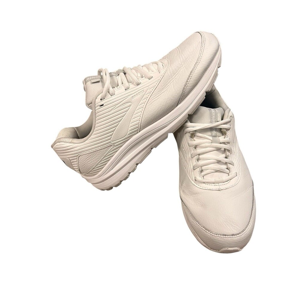 Brooks Womens Addiction Walker 2 1203071D142 White Running Sneakers Sz 11 D
